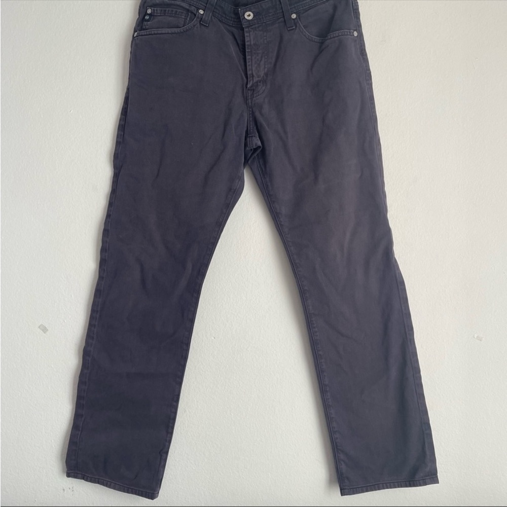 AG Adriano Goldschmeid The Graduate tailored leg gray pants